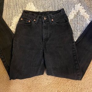 Black Levi denim